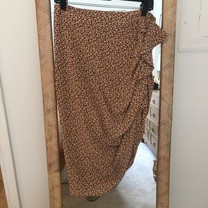 Floral Veronica Beard silk skirt 8